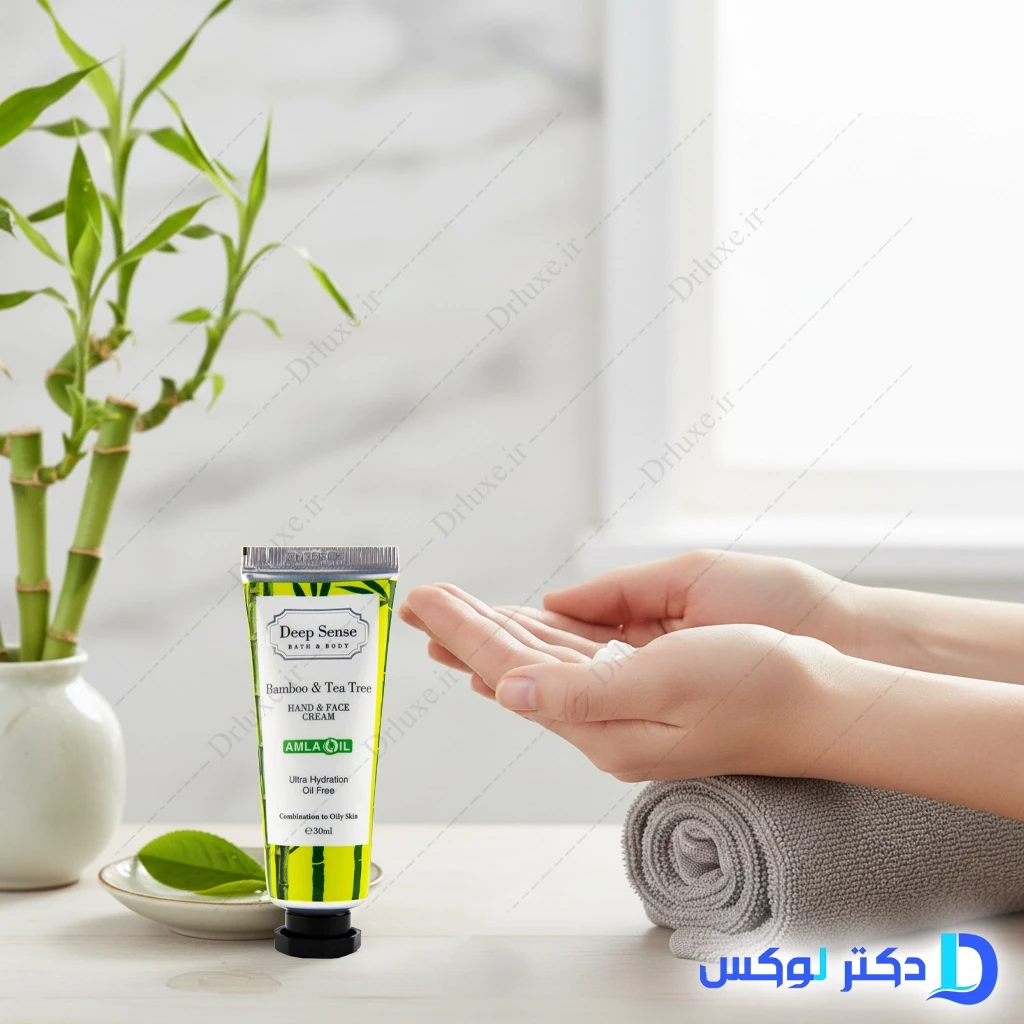 کرم مرطوب کننده بامبو دیپ سنس پوست چرب و مختلط 30 میلی‌لیتر